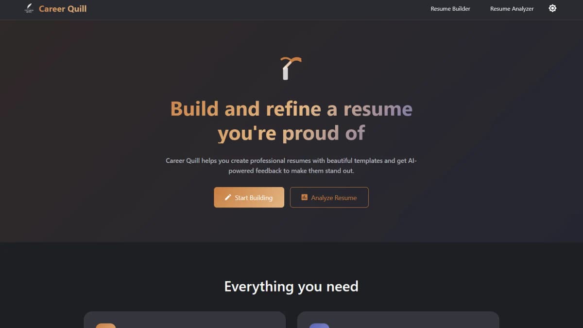 The Career Quill preview