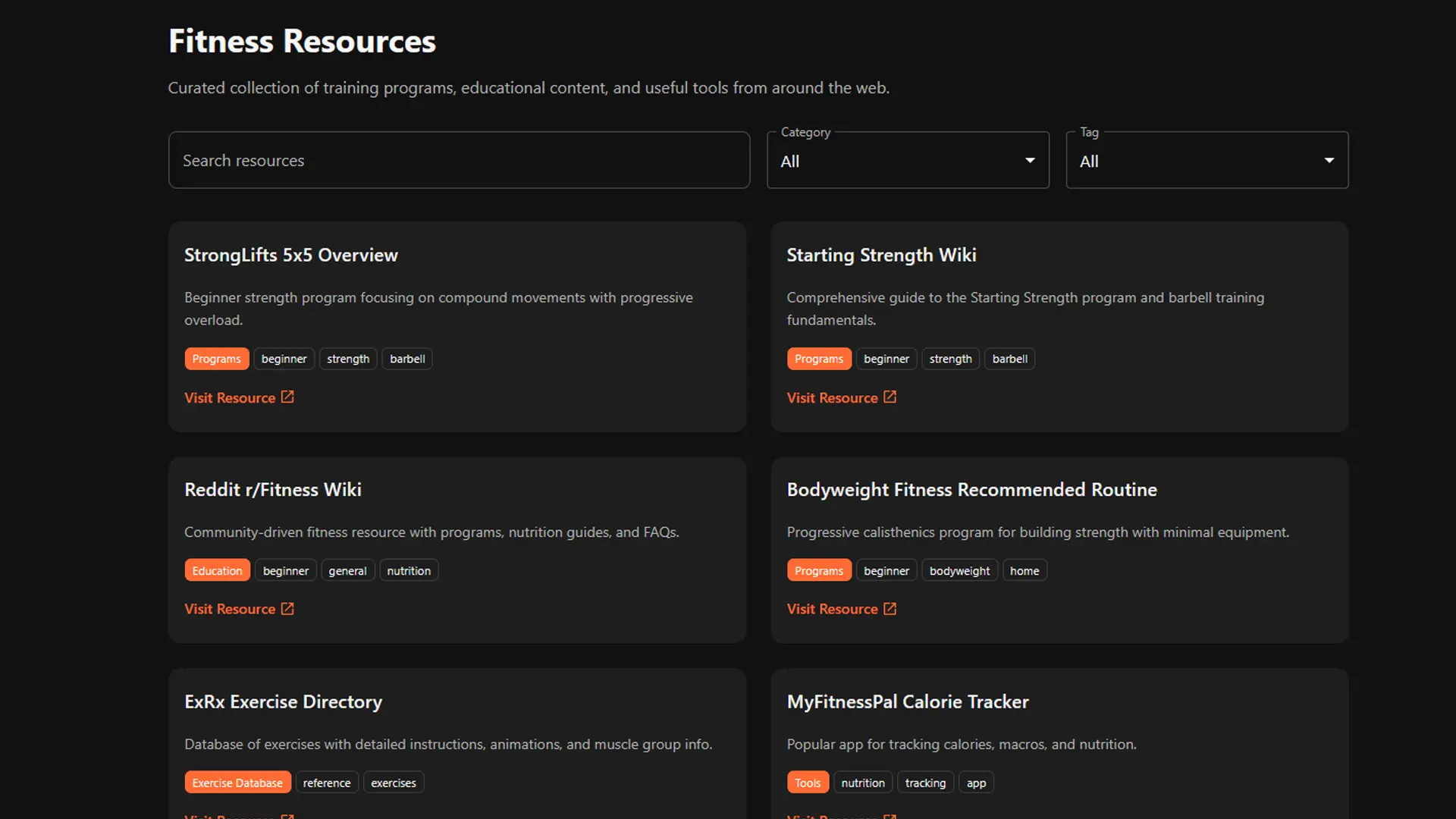 UXercise screenshot 2